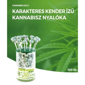 Cannabis White Widow Pops – Display Container (100 Lollies) 130601133 - Cukorka