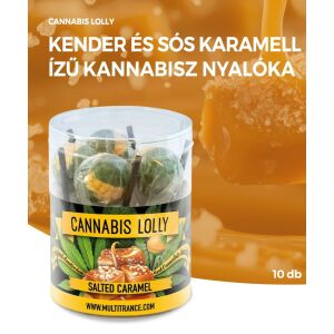 Cannabis Salted Caramel Lollies – Gift Box (10 Lollies) 130601172 - Cukorka