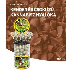 Cannabis Cream Chocolate Lollies – Display Container (100 Lollies) 130601179 - Cukorka