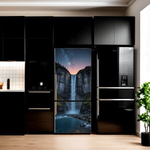 Színes nyomott fólia hűtőszekrény dekorációhoz, 200 x 90 cm méret, modell: AVX-FR14