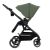 Kinderkraft Yoxi 3-in-1 Mistic Green stroller frame, side view