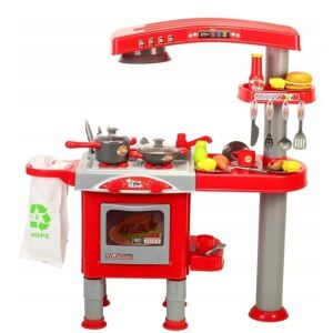 Malplay Gyerek Konyha Játékszett páraelszívóval, mosogatóval, sütővel és tartozékokkal - Babakonyha & Játékkonyha