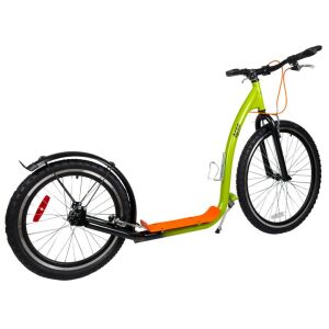 Acra Joy Racer felnőtt roller, zöld és narancssárga, stúdiófotó - Acra