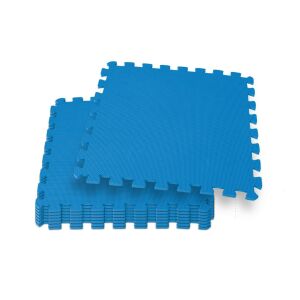 INTEX Puzzle Medenceszőnyeg 8 db, kék habszivacs összekapcsolható lapok - RCA kábel