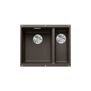 BLANCO SUBLINE 340/160-U Silgranit mosogatótálca, balos medencével, kávé, excenter nélkül