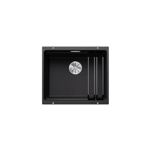 BLANCO ETAGON 500-U Silgranit mosogatótálca, fekete, tartozékokkal, excenter nélkül