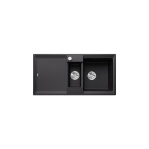 BLANCO ADIRA 6S Silgranit mosogatótálca fekete tart., excenterrel