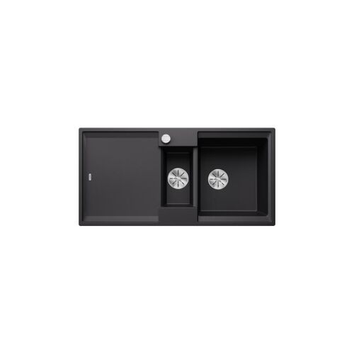 BLANCO Adira 6S fekete Silgranit mosogatótálca lefolyó távműködtetővel