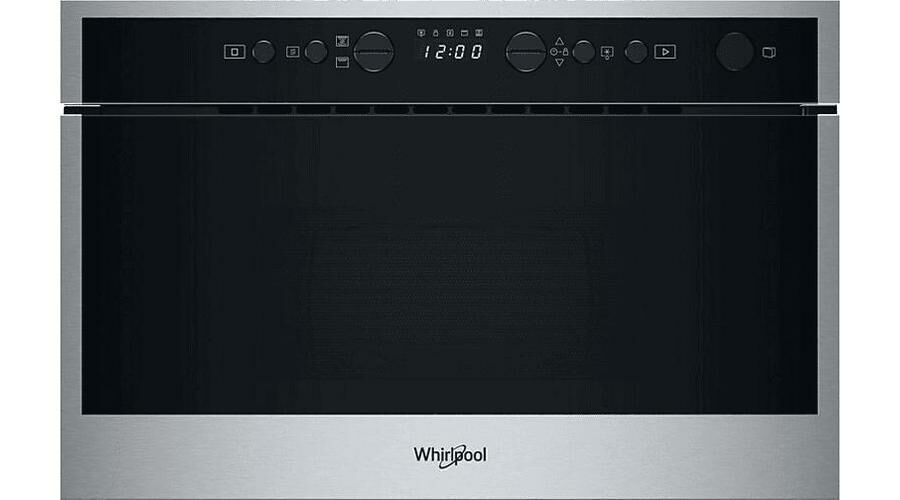 Whirlpool WMN464BX beépíthető mikró, Inox, 22 liter, mikrohullám...