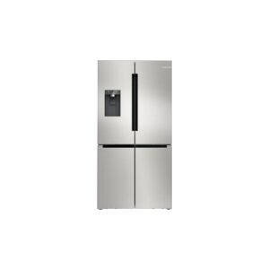Bosch KFD96APEA 4 ajtós kombinált hűtő/fagyasztó - Serie6 - HomeConnect - noFrost - 375+199 l nettó űrtartalom - 183x90,5x73,1cm - Szálcsiszolt acél 130640503 - Side by side hűtőszekrény