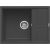 ELLECI - Gránit Mosogatótálca Unico 125 G59 antracite 130640617