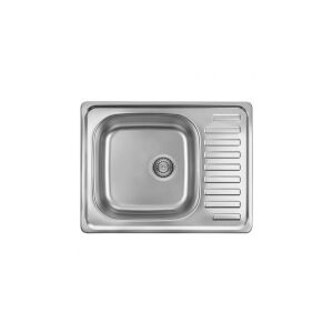 Operis JUNAK egymedencés mosogatótálca, natúr rozsdamentes acél - Operis