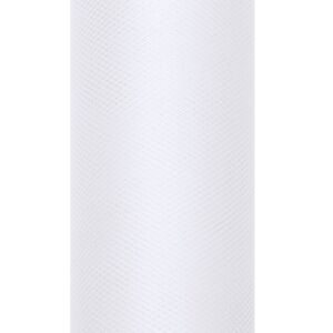 Dekoranyag, tüll, 30CM, 9M, fehér 130643100 - Textil méteráru