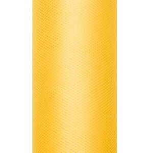 Dekoranyag, tüll, 30CM, 9M,  sárga 130643120 - Textil méteráru