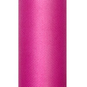 Dekoranyag, tüll, 30CM, 9M,  fuxia 130643121 - Textil méteráru