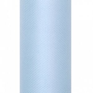 Dekoranyag, tüll, 30CM, 9M, ég kék 130643122 - Textil méteráru