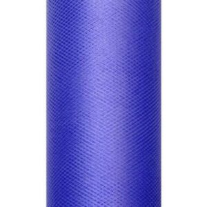 Dekoranyag, tüll, 30CM, 9M, sötét kék 130643125 - Textil méteráru