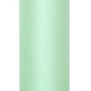Dekoranyag, tüll, 30CM, 9M,  menta zöld 130643127 - Textil méteráru