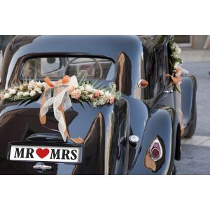 Rendszámtábla, Mr &, Mrs 130643203 - Ajándékötlet esküvőre