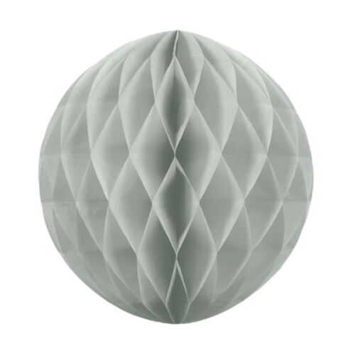 Ezüst gömb lampion, 30 cm átmérővel - Otthon és kert