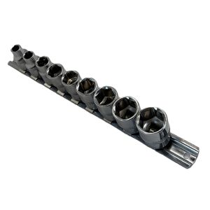 K3 Dugókulcs készlet, 7-19mm, 9 darabos, Hatlapú dugókulcsok - Dugókulcs