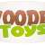Wooden Toys tároló házikó - fehér, rózsaszín tető 30338572}