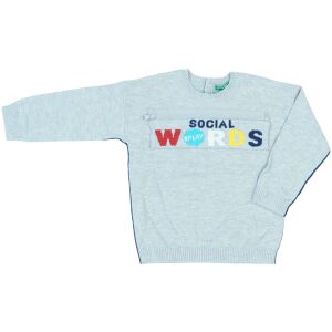 Benetton Fiú Pulóver (Méret: 92) 130648778 - Gyerek pulóver