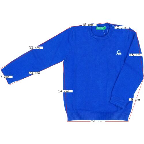 Benetton Fiú Pulóver (Méret: 92)