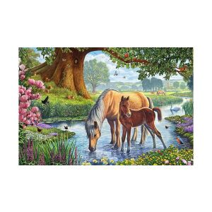 Puzzle Schmidt Pferde am Bach 150 elementów - Puzzle