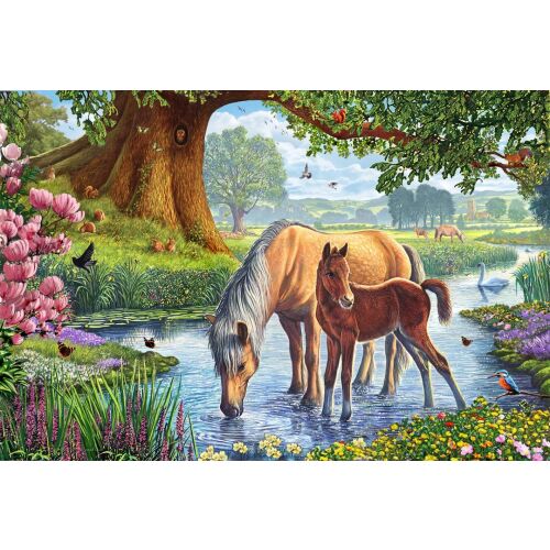 Kész Schmidt Pferde am Bach 150 darabos puzzle - Schmidt