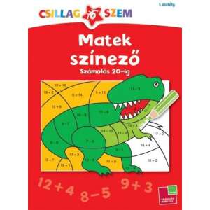 Matek színező - Számolás 20-ig - Csillagszem 1. osztály 46904092 Gyermek könyv - Csillag