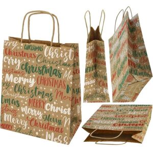 Vianočné darčekové tašky na darčeky pre Mikuláša pod vianočný stromček 25 ks 130652804 - Darčekové tašky