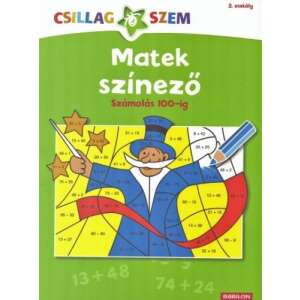 Matek színező - Számolás 100-ig - Csillagszem 2. osztály 46840227 Gyermek könyv - Csillag