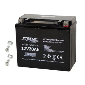 Xtreme 12V 20Ah Motorkerékpár akkumulátor YTX20A-BS - Akkumulátor