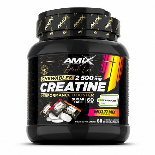 Amix Nutrition - Black Line Creatine Creapure 2500mg Chewable Tabs Zero Sugar 60 tab