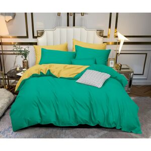 BEILAI 7 részes zöld és barna ágyneműhuzat garnitúra, kétszemélyes - Ágynemű - ifjúsági és felnőtt