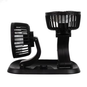 Dupla 24V dupla fejű autós ventilátor, oldalnézet - Autós ventilátor