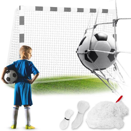 Labdarúgó kapu háló 215 x 150 x 90 cm neo-sport 143252132 - Foci és kézilabdakapu