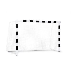 Bramka do piłki nożnej Neo-Sport, 300x200x90cm czarno-biała