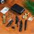 Kit supravietuire multifunctional, Salbaticie, dotat cu 13 unelte, design portabil usor de depozitat 130665497
