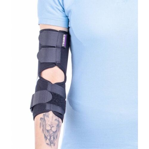 Orteza de cot bilaterala pentru epicondilita Triamed Elbi Premium Plus, SRT216, Negru, 4 130666022