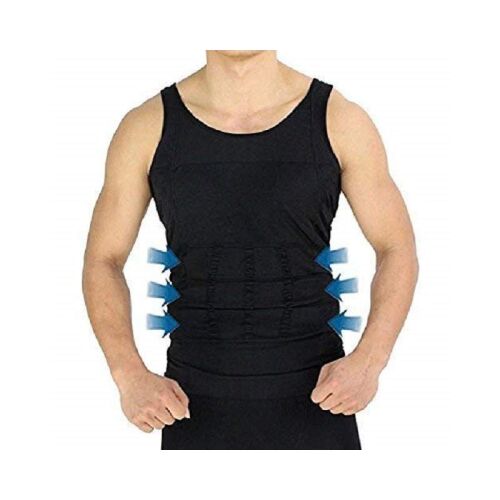 SIKS® karcsúsító férfi pulóver, fekete, L-es méret