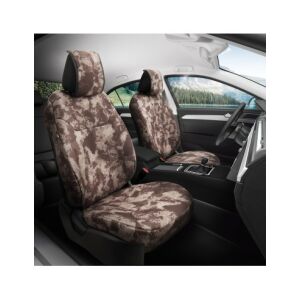 Huse scaune auto Safari Everest camuflaj instalate într-o mașină - Huse pentru scaune auto