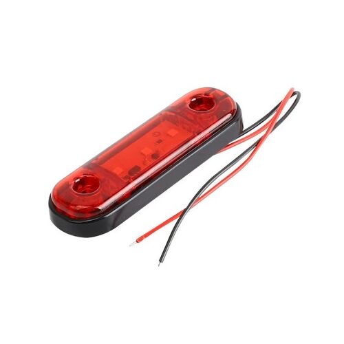 Lampă de semnalizare LED roșie durabilă pentru remorci și camioane, 12-24V