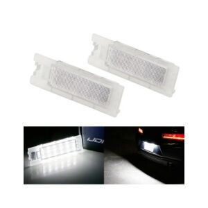 Lumini LED plăcuță de înmatriculare Hyundai IX35 în acțiune, comparație - Lumini auto