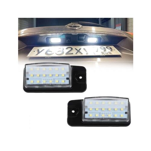 Lumini LED plăcuță de înmatriculare Nissan X-Trail în uz