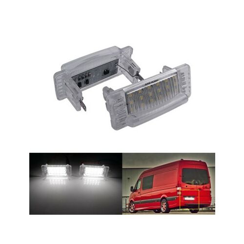 Instalare și utilizare kit iluminare LED plăcuță de înmatriculare Mercedes-Benz Sprinter