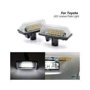 Satz LED-Kennzeichenbeleuchtung für Toyota Corolla, Crown, Noah, Starlet, Vios, Previa, Mark