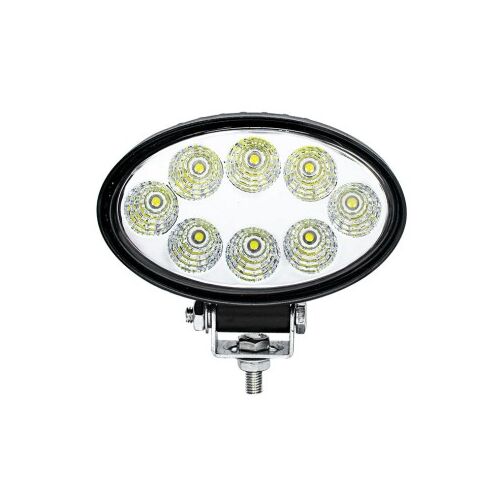 LED-Auto-Offroad-Projektor oval 24 W/12 V-24 V, 1800 Lumen, Flutlichtstrahl 90 Grad 130666543