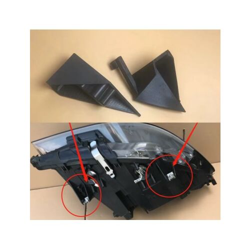 BMW F10 F11 Scheinwerferhalter Reparaturset - Linke Seite, Anwendung gezeigt